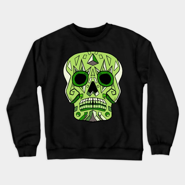 Candy Skull 4 Crewneck Sweatshirt by fakeface